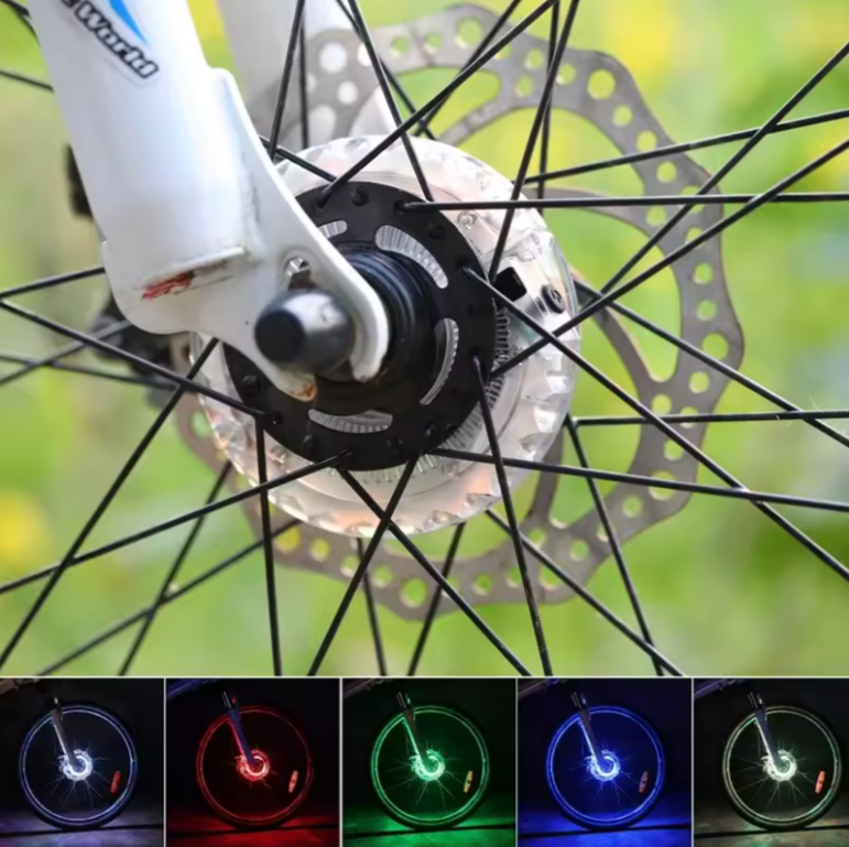 Cycling Safety Bike Wheel Hub LED Light