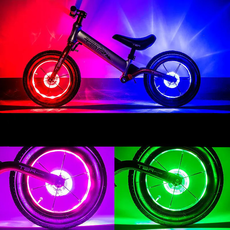 Cycling Safety Bike Wheel Hub LED Light