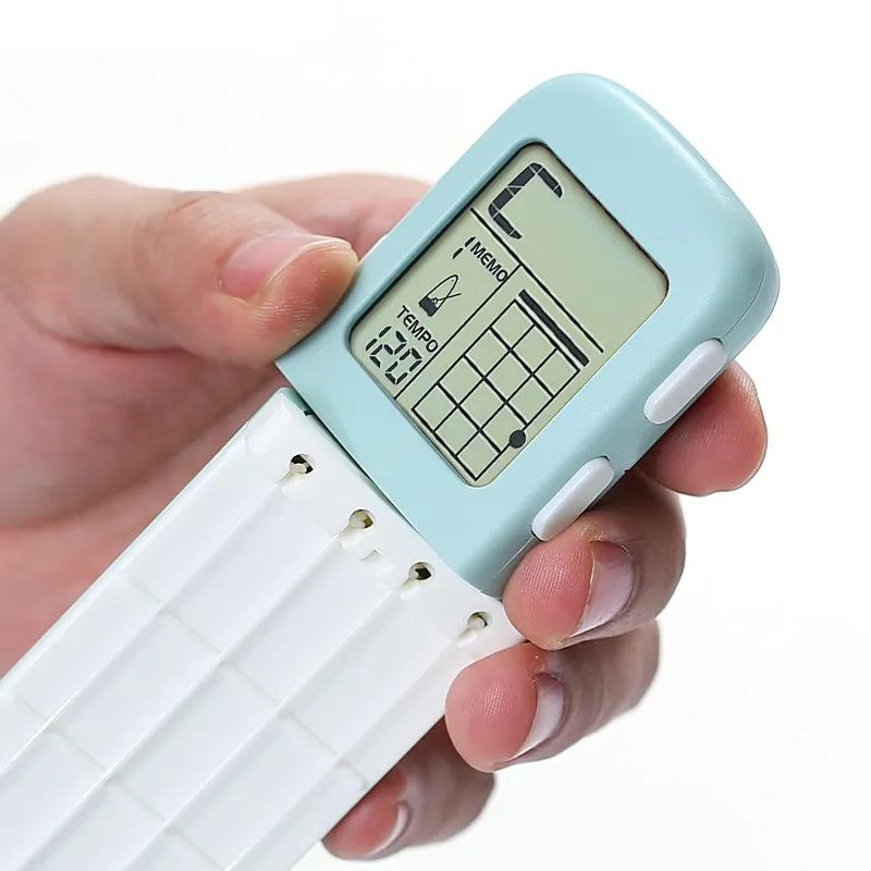 Pocket Pal Portable Travel Guitar 4 String Bass Ukulele Chord Trainer