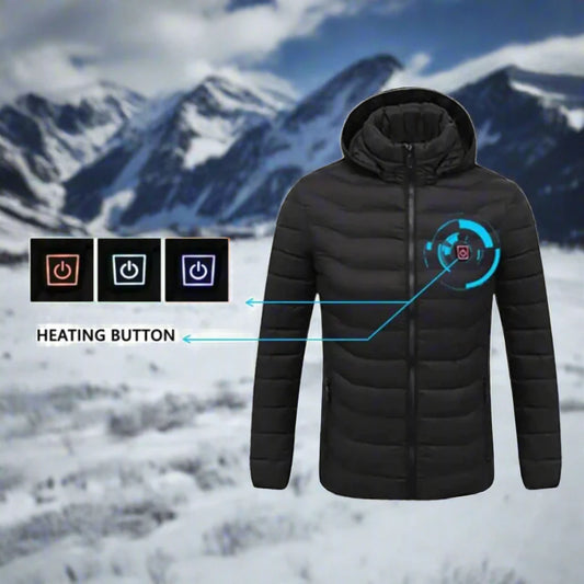 arctic armour heated warm electric jacket hoodie