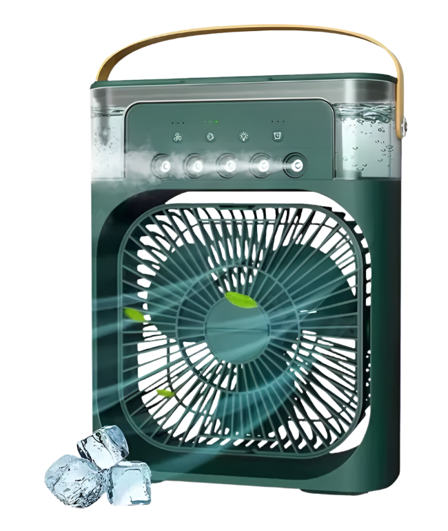 Ice Misting Portable Water Air Cooling Fan Air Conditioner