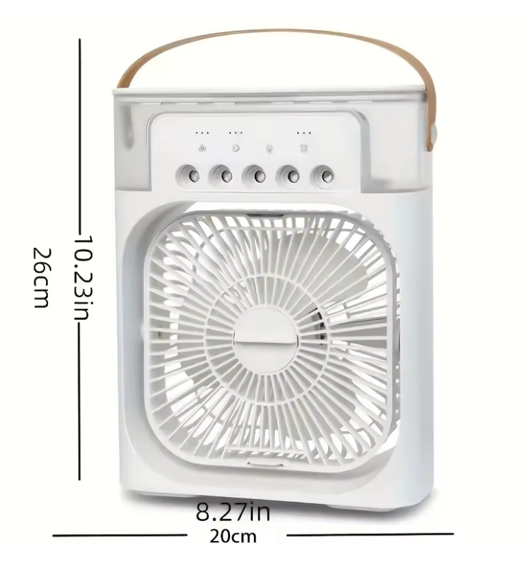Ice Misting Portable Water Air Cooling Fan Air Conditioner