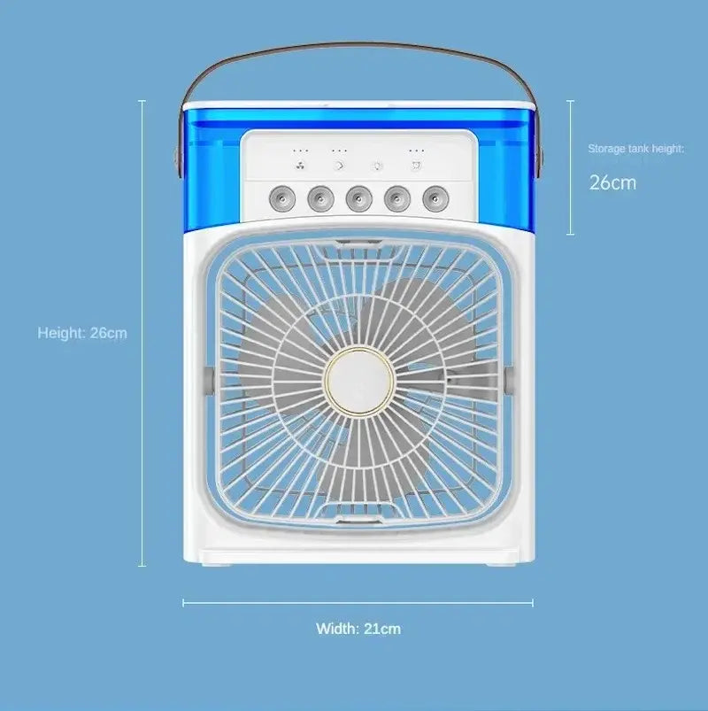 Ice Misting Portable Air Cooling Fan