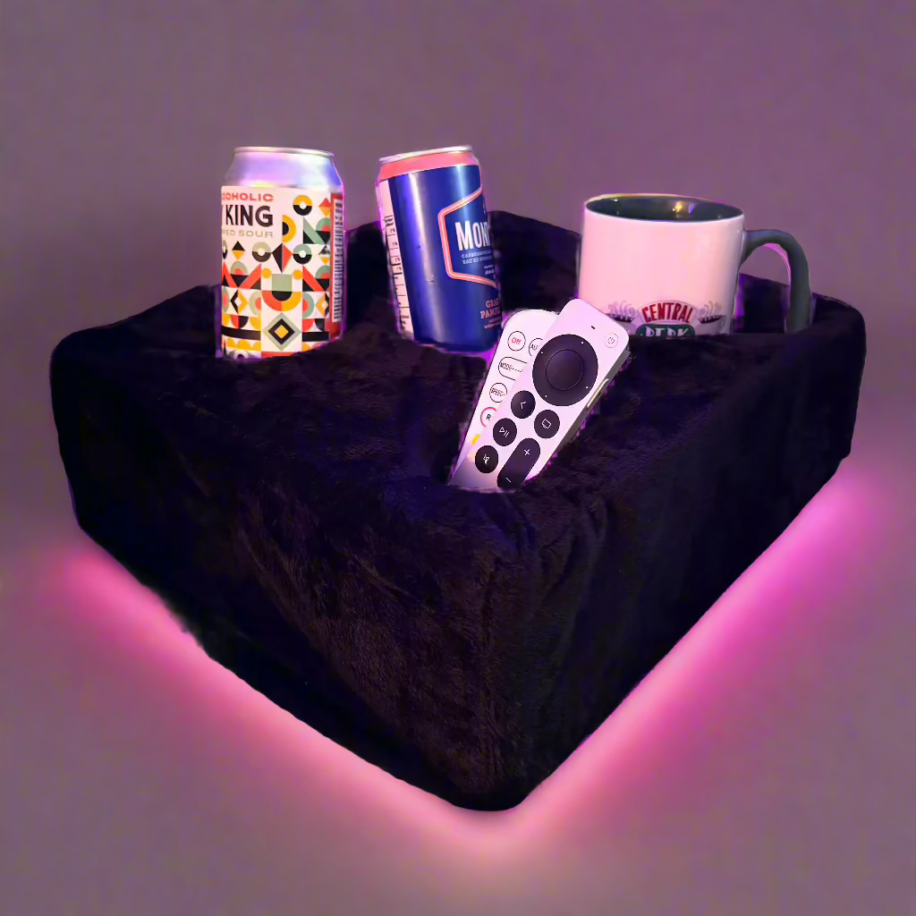 Sofa couch spill-free drink snack and remote storage holder