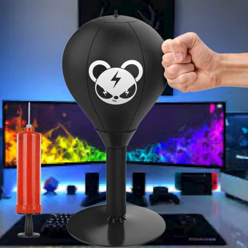 Desktop punching bag stress relief suction base