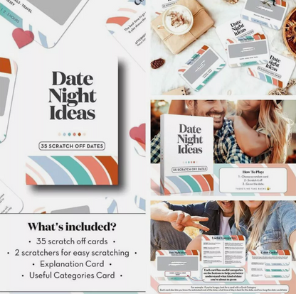 Adventure Date Challenge Date Night Ideas Card Game for Couples