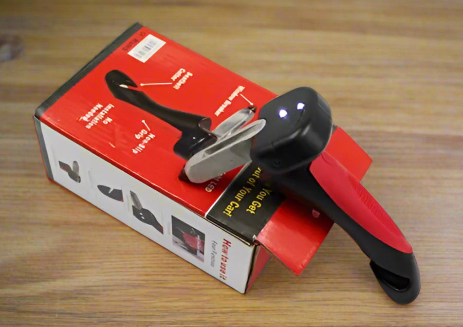 DriveEase Safe Handle Car Door Mobility Safety Assistance Bar with Emergency Window Breaker, Seatbelt Cutter and Flashlight