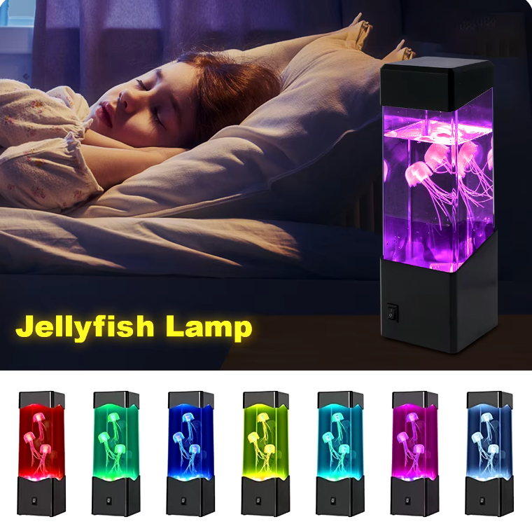 JellyGlow Nightlight Floating Jellyfish Lamp