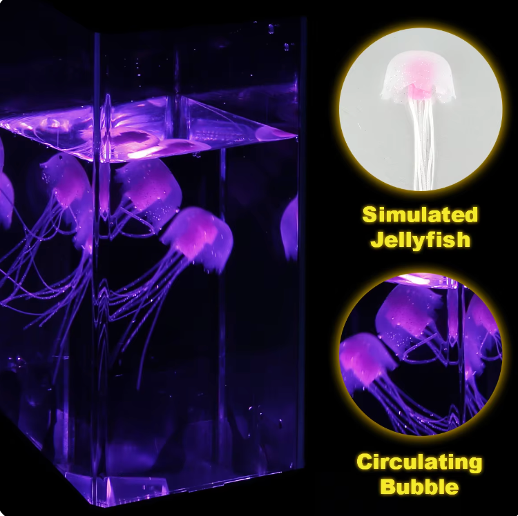 JellyGlow Nightlight Floating Jellyfish Lamp