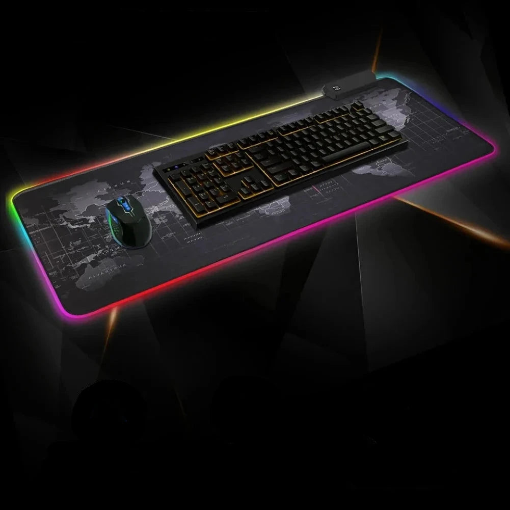 LED Vibe Desk Mat Illuminated Light Gaming Mousepad