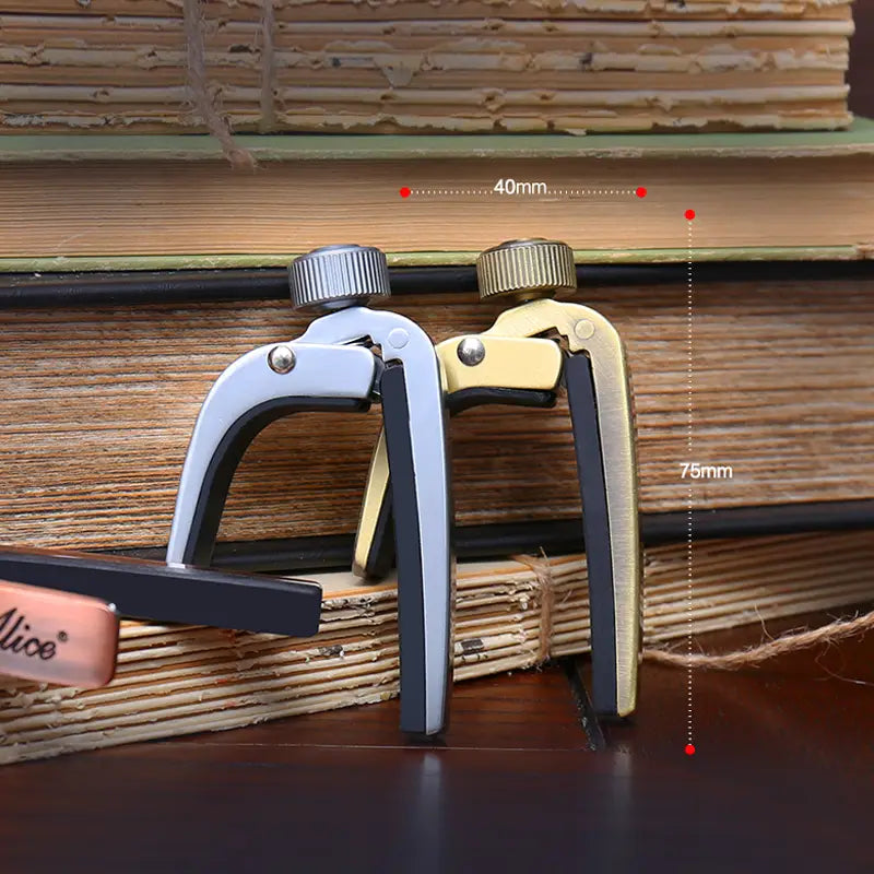 Metal guitar capos