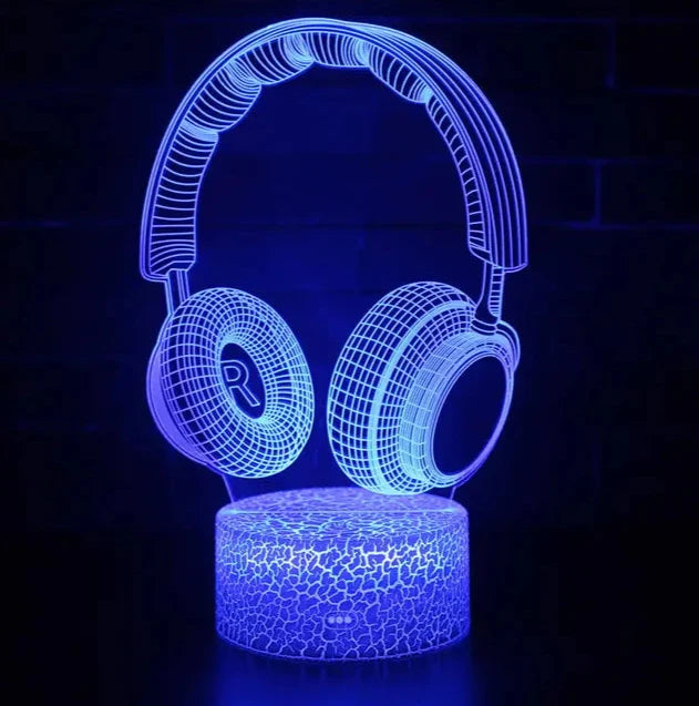 Pixel Vibe Hologram Lamp 3D Illusion Gaming Neon Light