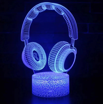 Pixel Vibe Hologram Lamp 3D Illusion Gaming Neon Light