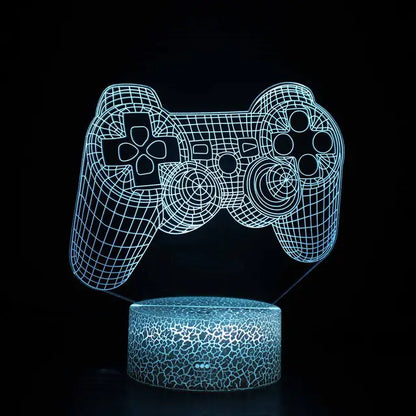 Pixel Vibe Hologram Lamp 3D Illusion Gaming Neon Light