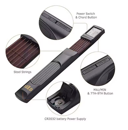 Pocket Pal Portable Travel Guitar Chord Trainer