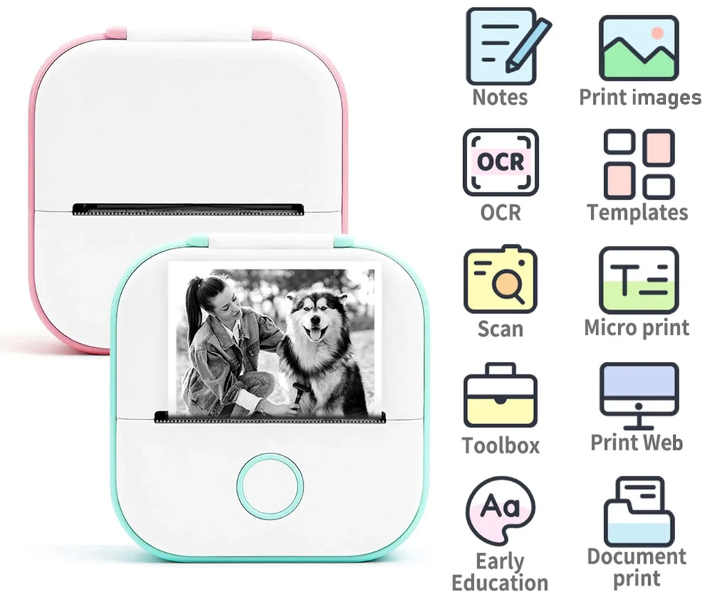 Mini Wireless Portable Print Pod Thermal Printer