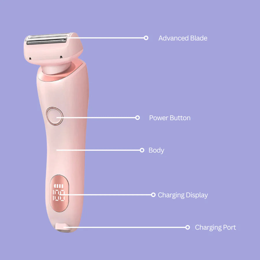 Waterproof Wireless Electric Hair Removal Shaver